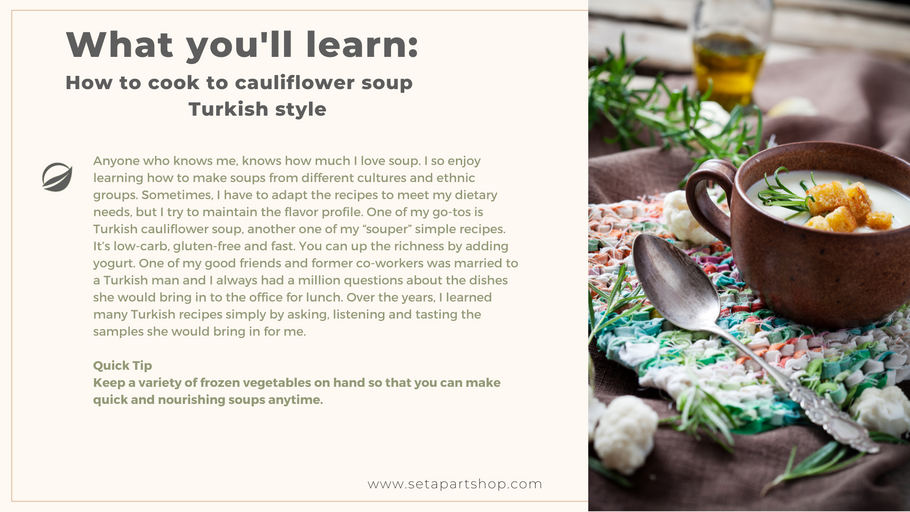 Turkish Cauliflower Soup